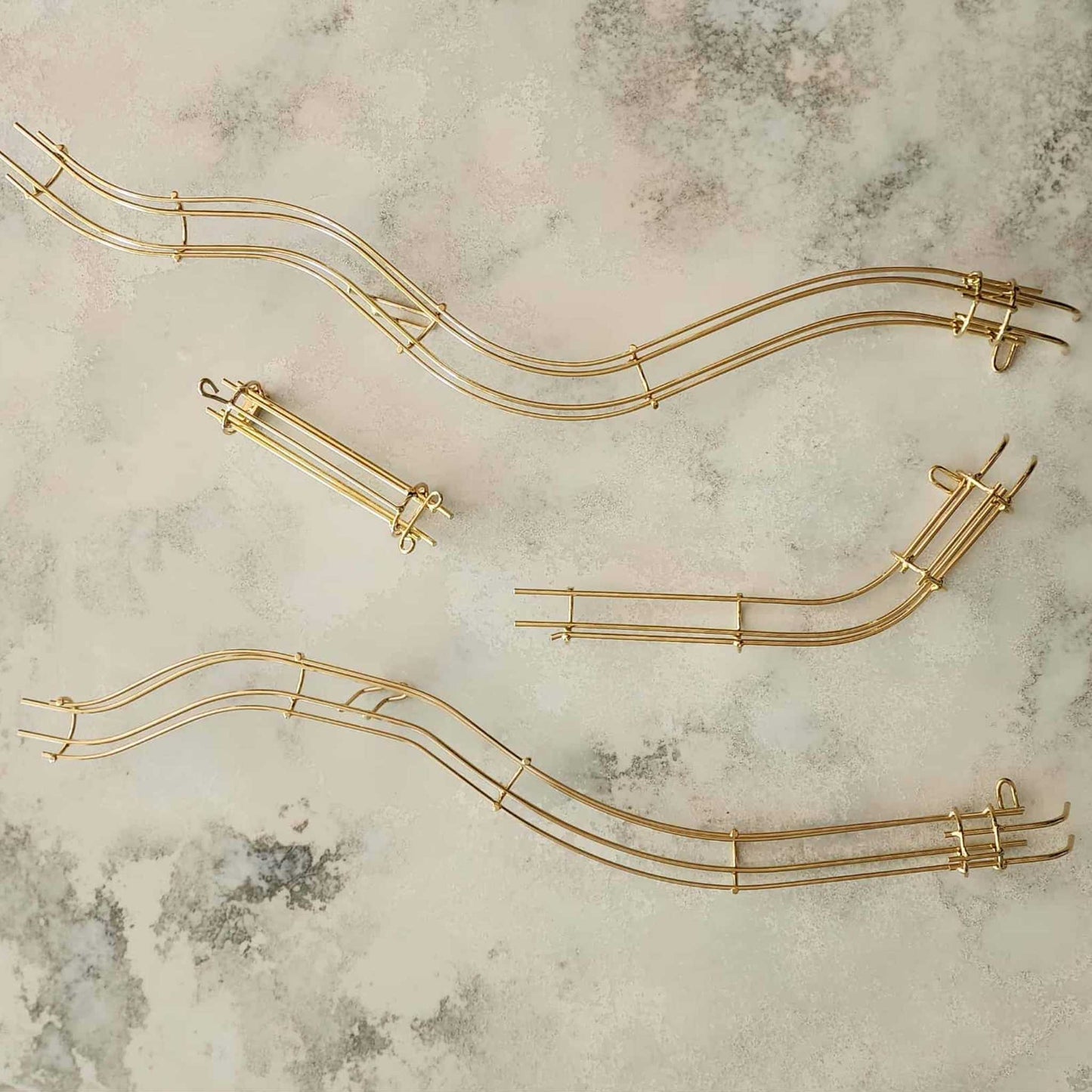 Indiana Jones Pinball Wireform Set (Bally/Williams) - Gold Plated