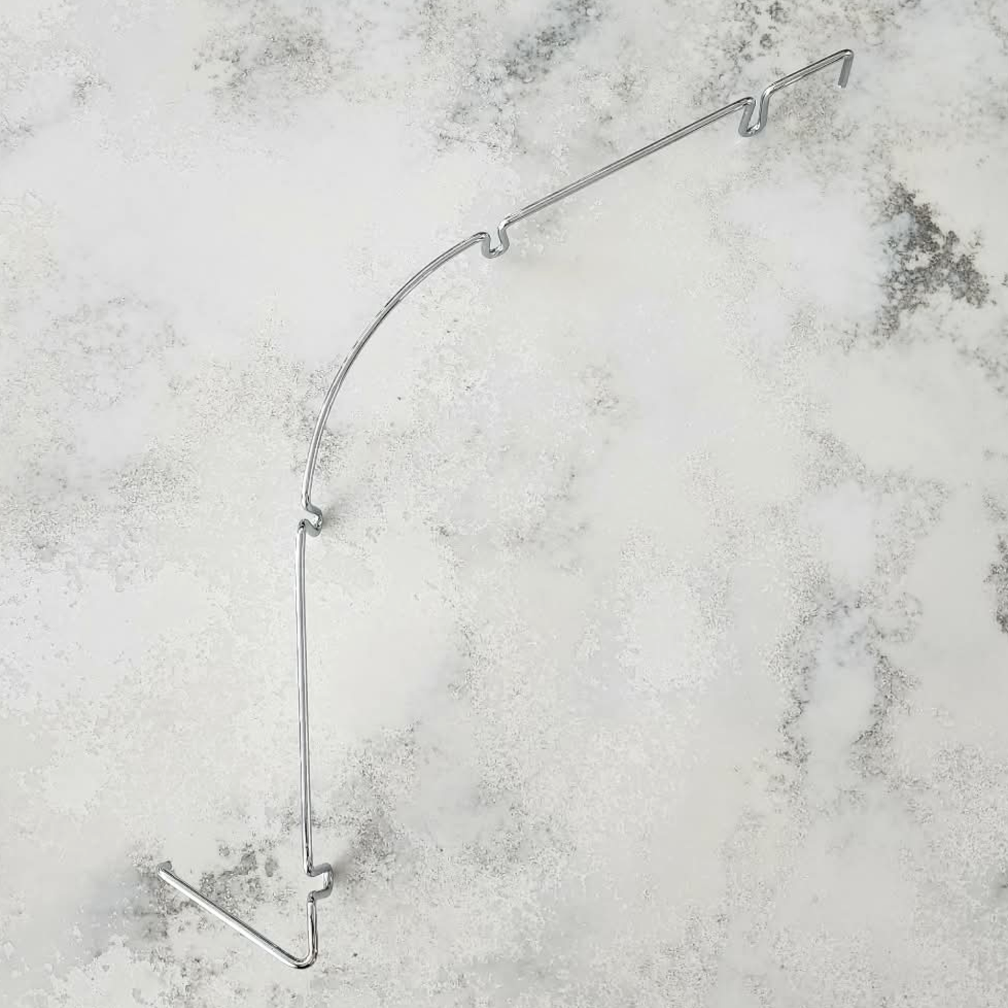 WPC Wire Fence Bottom Arch - Chrome Plated - Pinball Machine Wire Fence